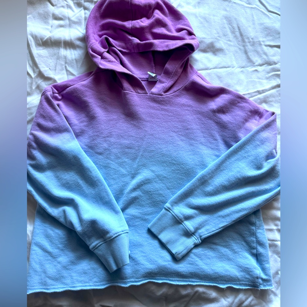 Purple and Blue Ombre Hoodie
